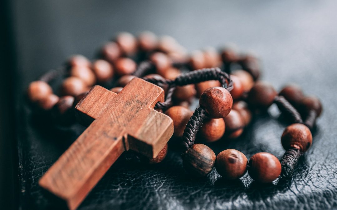 Catholic rosary beads