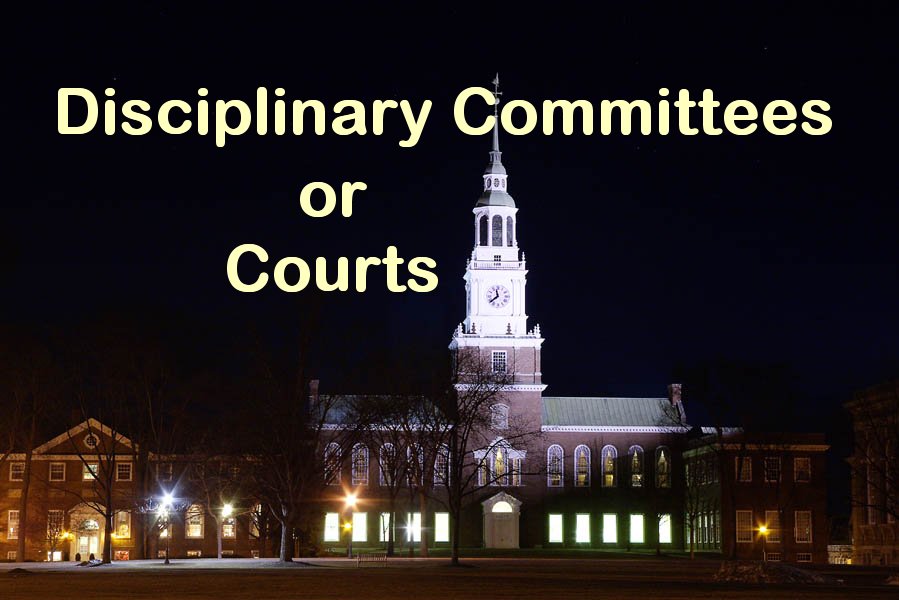 College Disciplinary Committee or Court